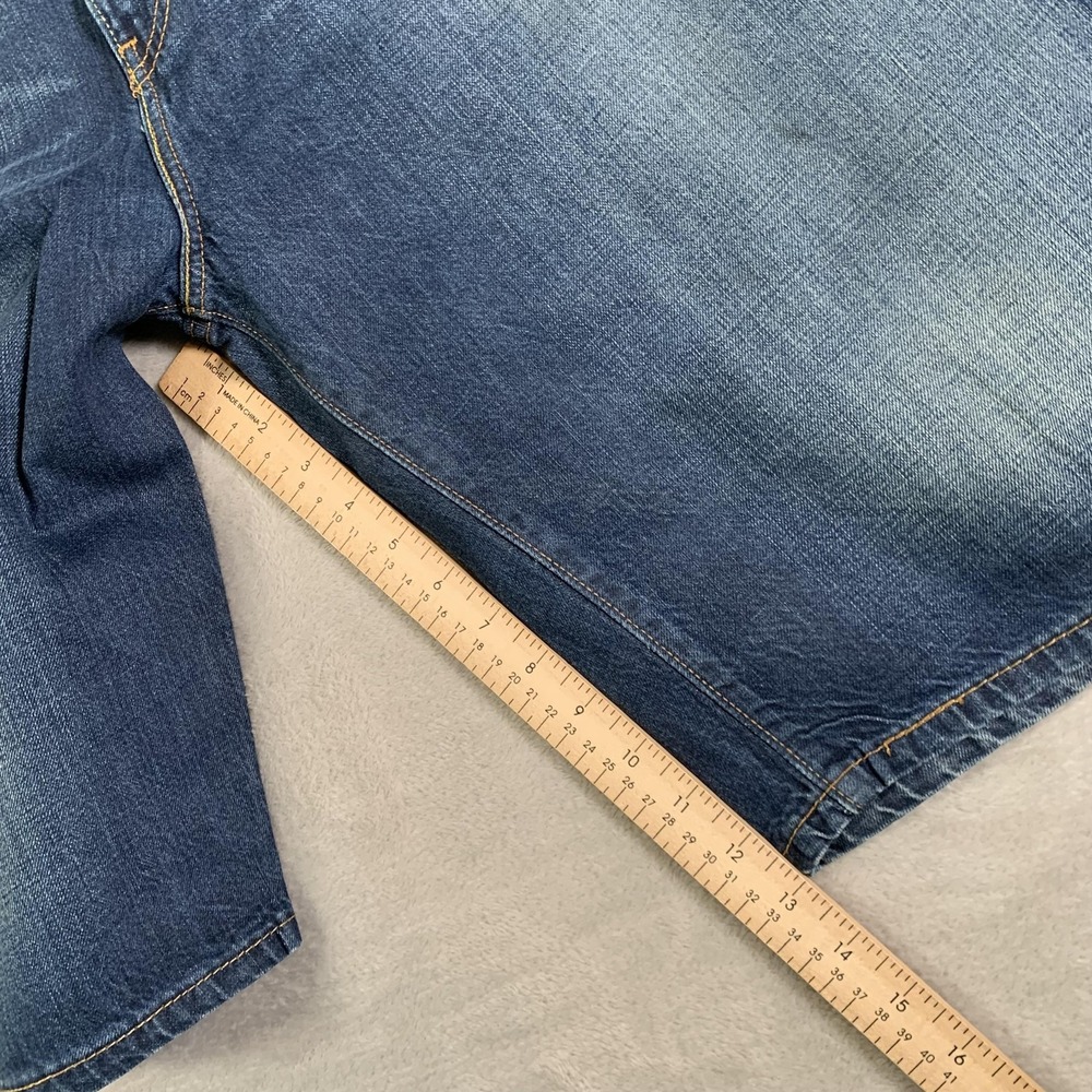 Y2K Levis 569 Shorts Mens‎ 40 Blue Denim Loose Straight Baggy 5-Pocket Zip Fly - Picture 5 of 13